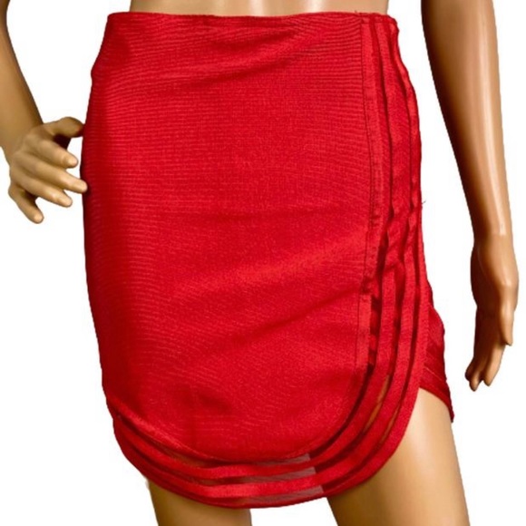 AKIRA Dresses & Skirts - NEW AKIRA RED MINI SKIRT